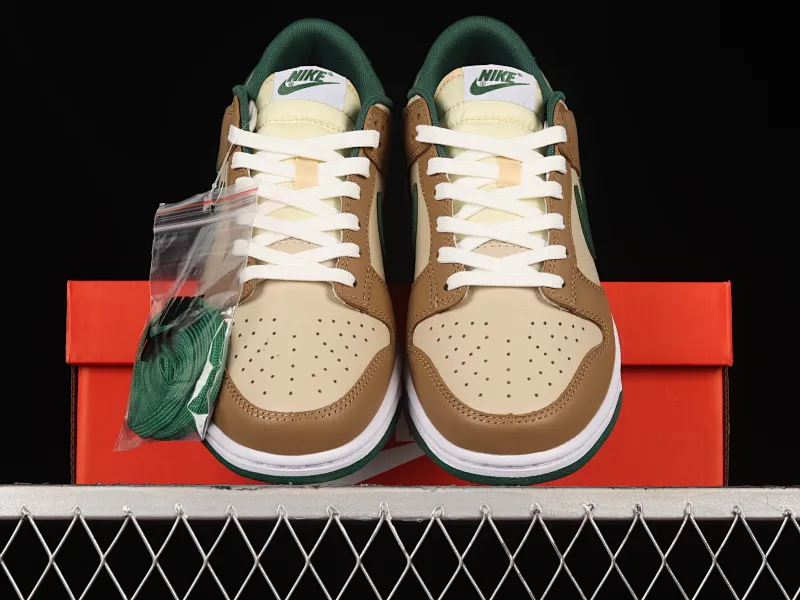 All Categories Nk SB Dunk Series Nk SB Dunk Low Low-top sneakers Nk Dunk Low "Tans" Retro Green" SB low-top sports and leisure sneakers FB7160-231